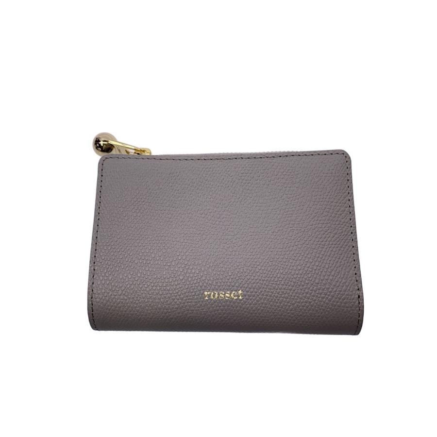 russet◇2つ折り財布/牛革/GRY/レディース/RUZ1051181A0003 : セカンド