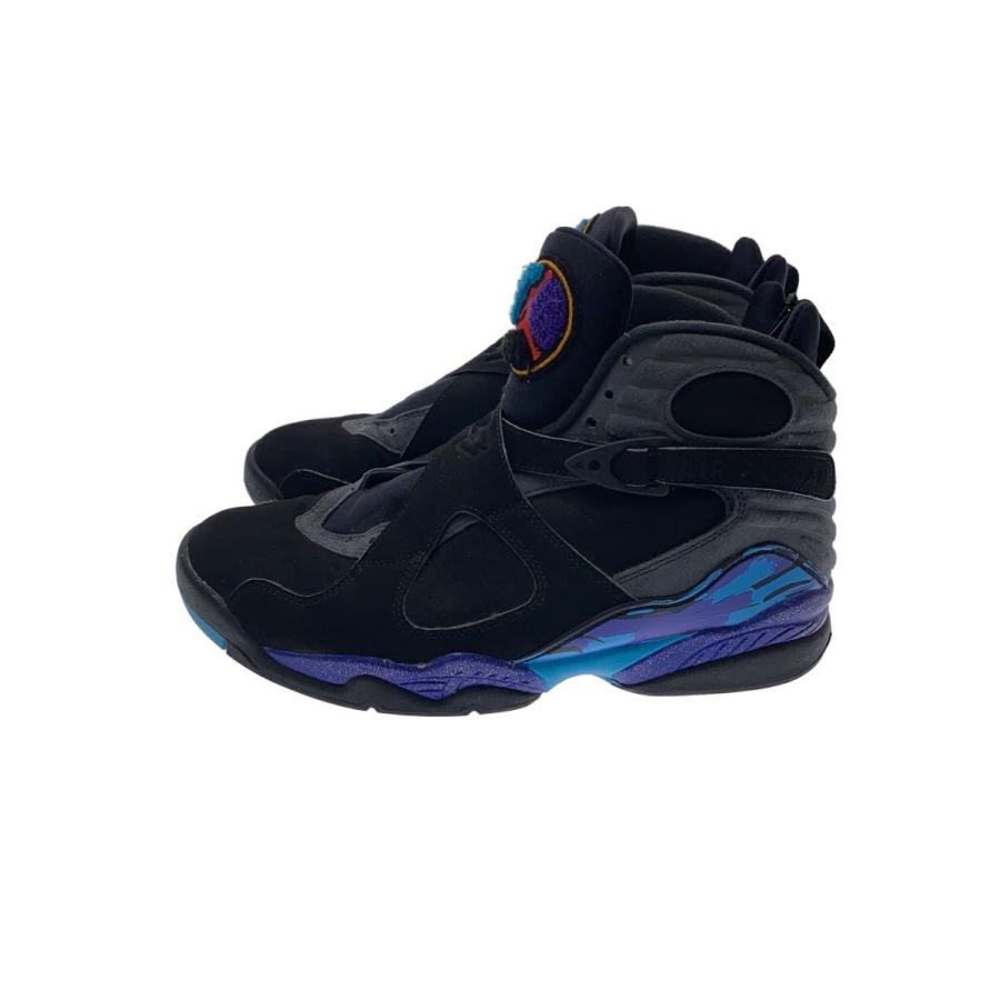 NIKE◇AIR JORDAN 8 RETRO/エアジョーダンレトロ/ブラック/305381-025
