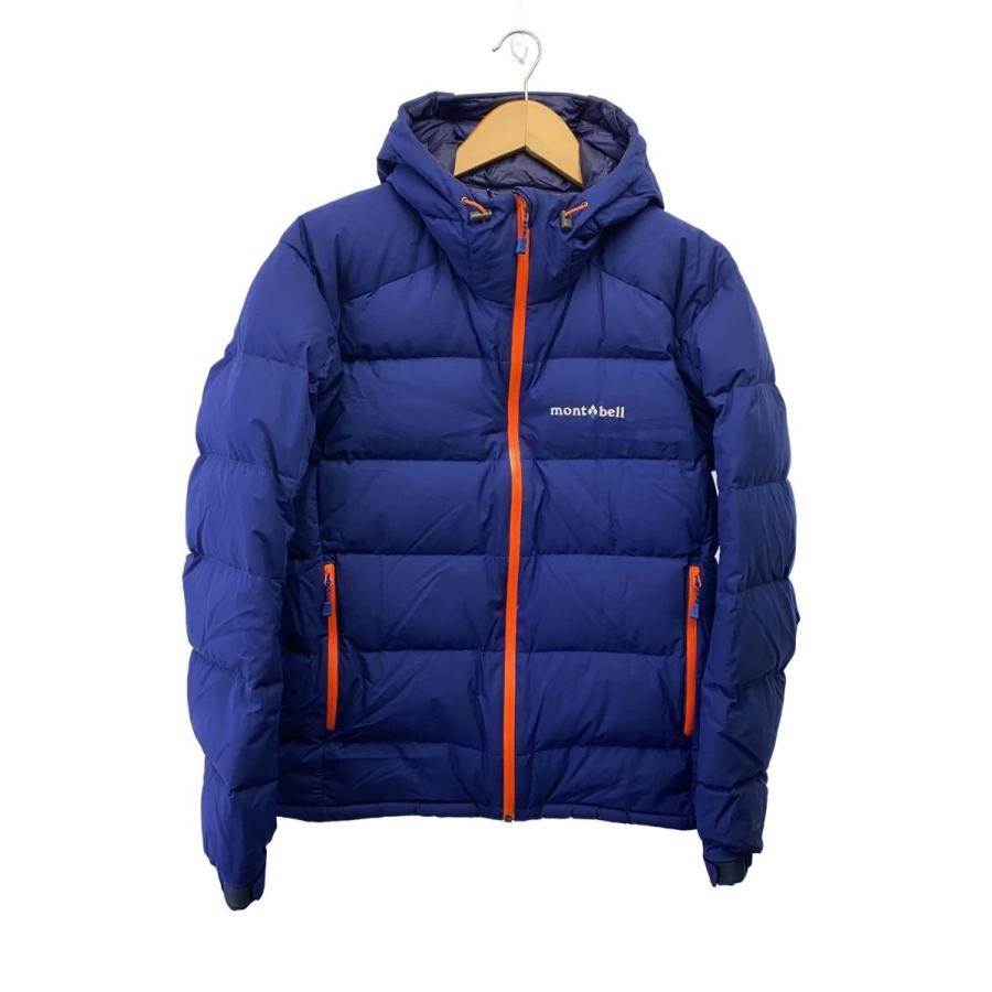 mont-bell◇パーマフロスト ライトダウンパーカ/M/ナイロン/BLU