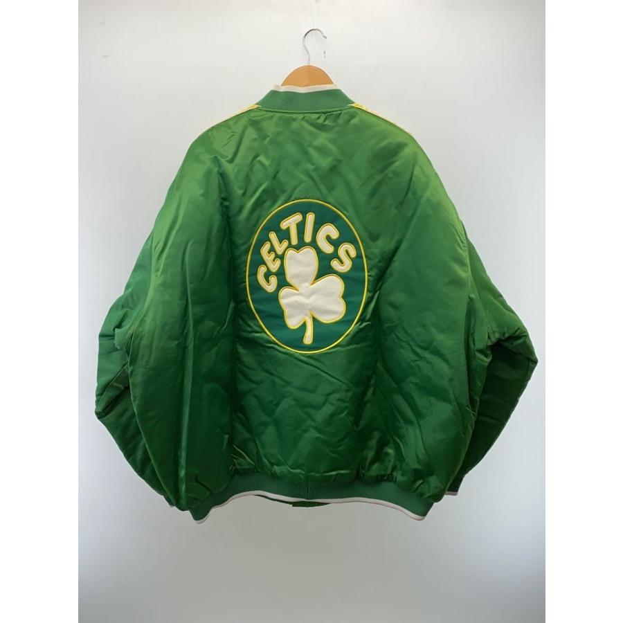 HARDWOOD CLASSICS NBA/スタジャン/3L/ポリエステル/GRN/BOSTON 