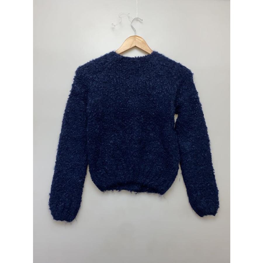 PRADA◇カーディガン(厚手)/38/モヘア/NVY/無地/P25G83/? NULL