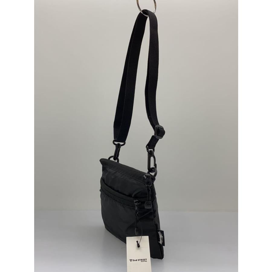 STUSSY◇ショルダーバッグ/ポリエステル/BLK/無地/334066// : セカンド 