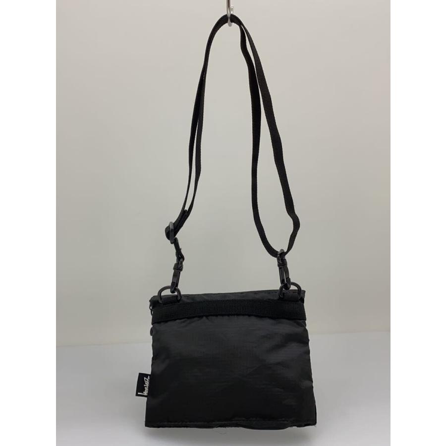 STUSSY◇ショルダーバッグ/ポリエステル/BLK/無地/334066// : セカンド 