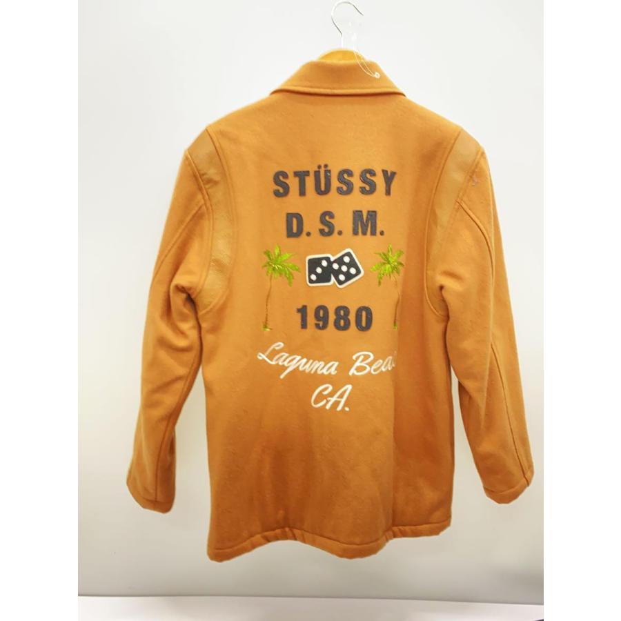 STUSSY◆スタジャン/S/ウール/BRW｜ssol-shopping｜02