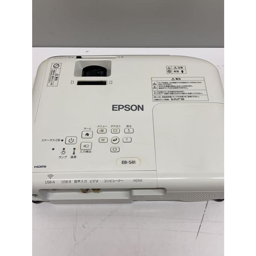 【超美品】EPSON EB-S41 プロジェクター 本体 EPSON◇プロジェクター EB-S41 : セカンドストリートYahoo!店 - 通販