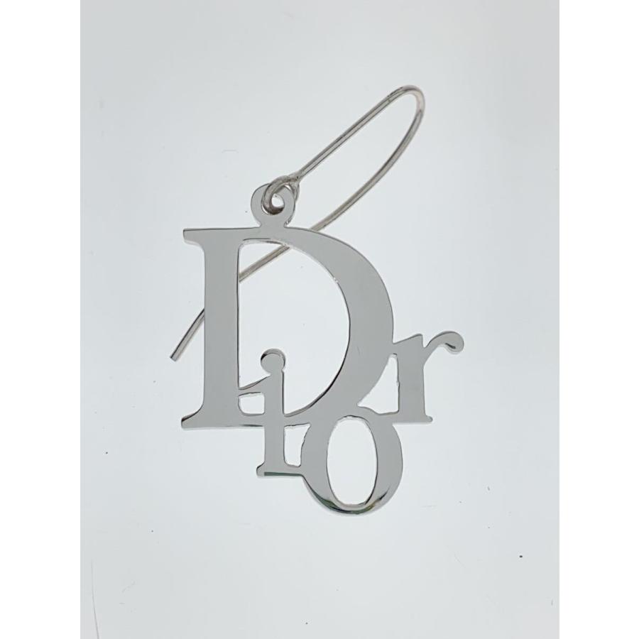 Christian Dior◇ロゴピアス/--/SLV/レディース : セカンドストリート