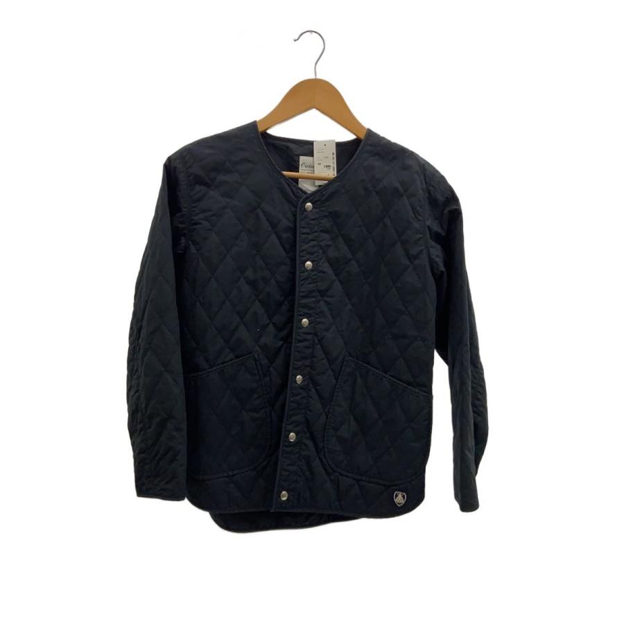 Orcival ノーカラーキルティングジャケット サイズ1 ORCIVAL◇キルティングジャケット/1/コットン/ネイヒ/19A-FA-003/ノー