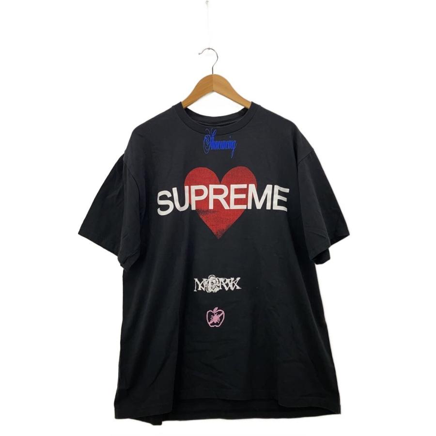 Supreme◇25SS/Annoucing Tee/Tシャツ/XL/コットン/BLK : セカンド