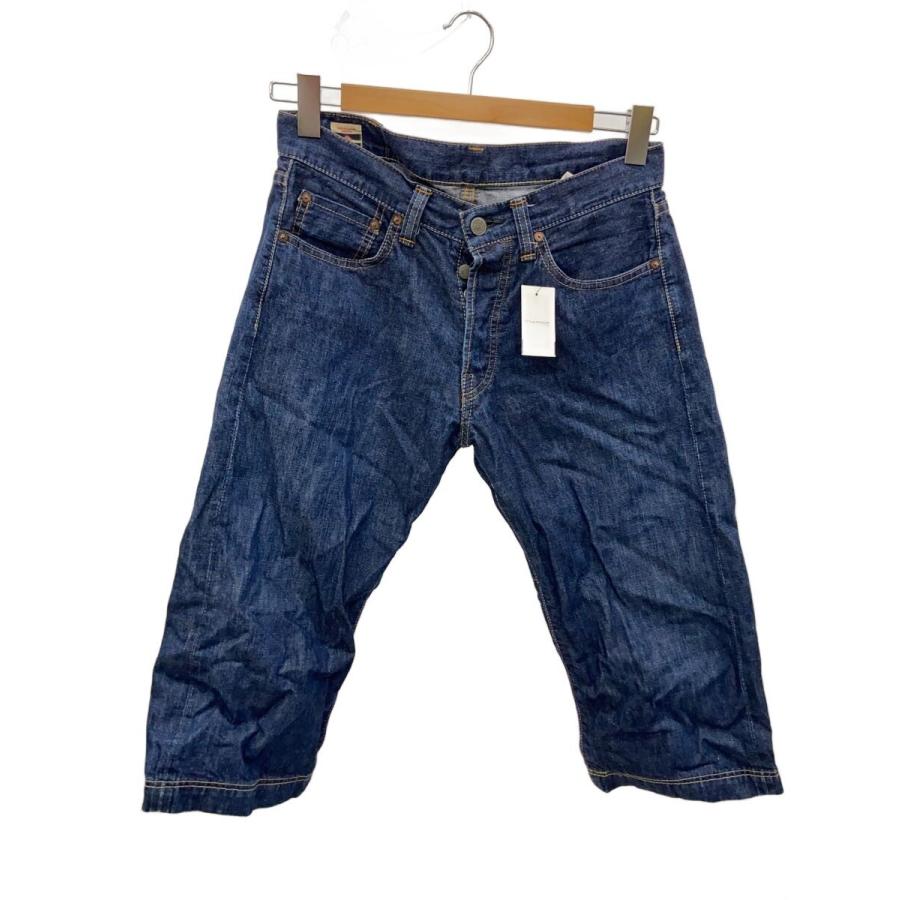 桃太郎ジーンズ◇クロップドパンツ/30/デニム/IDG/P122RP : セカンド