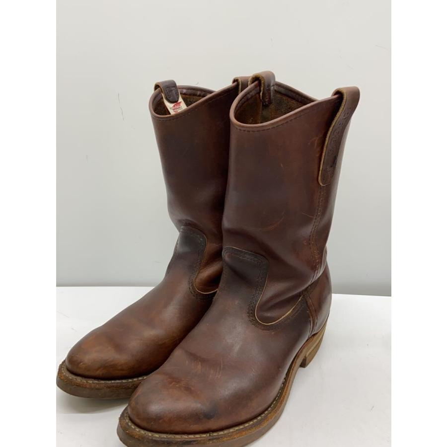 RED WING◇ペコスブーツ/US7.5/BRW/レザー/8159 : セカンドストリート