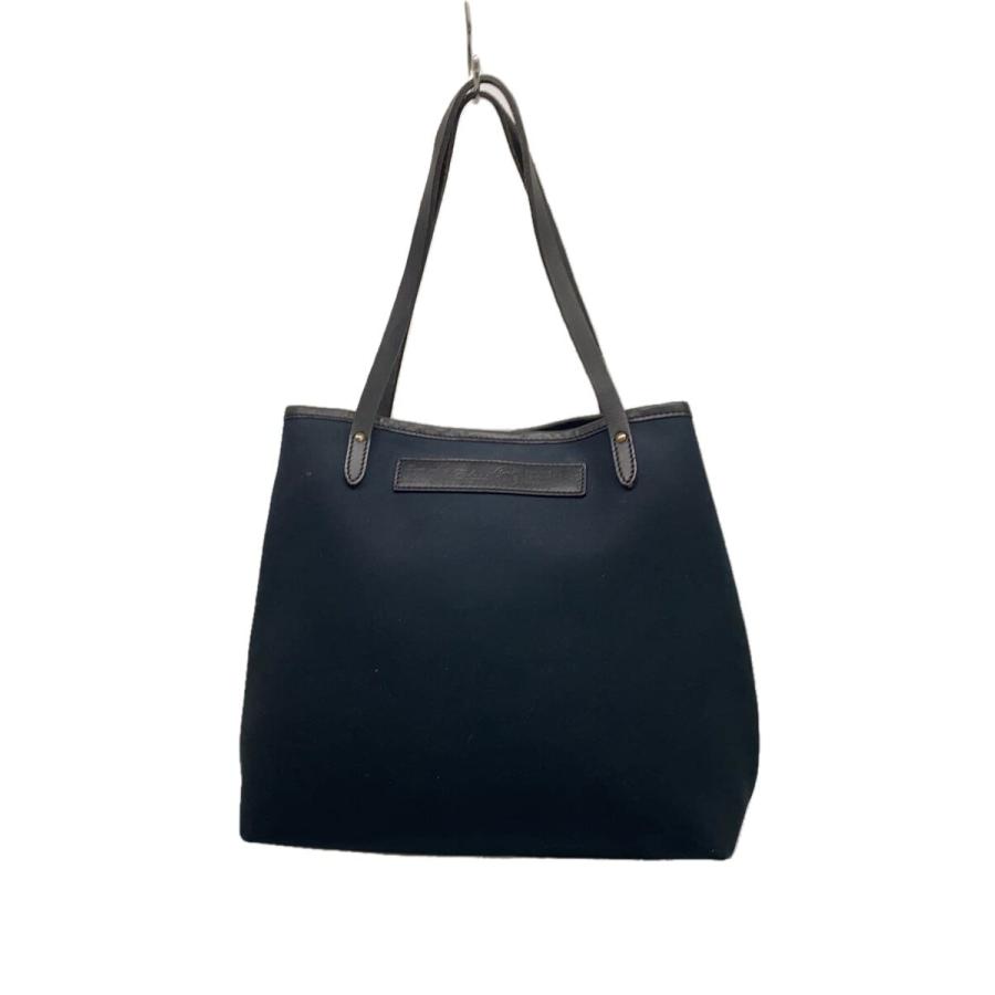 未使用✨フェリージ 16-26 キャンバスレザー トートバッグ ブラック