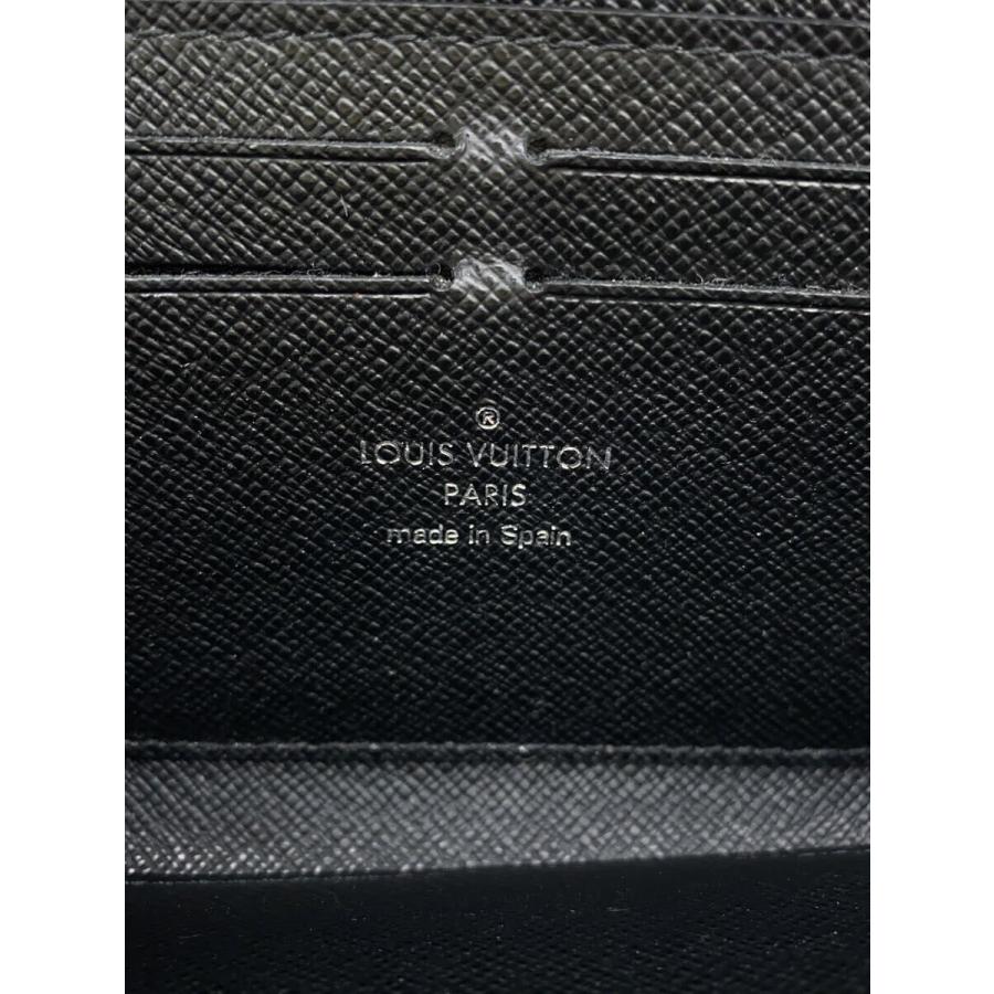 LOUIS VUITTON◇ポルト・フォイユ・クレマンス_エピ_BLK/レザー/BLK