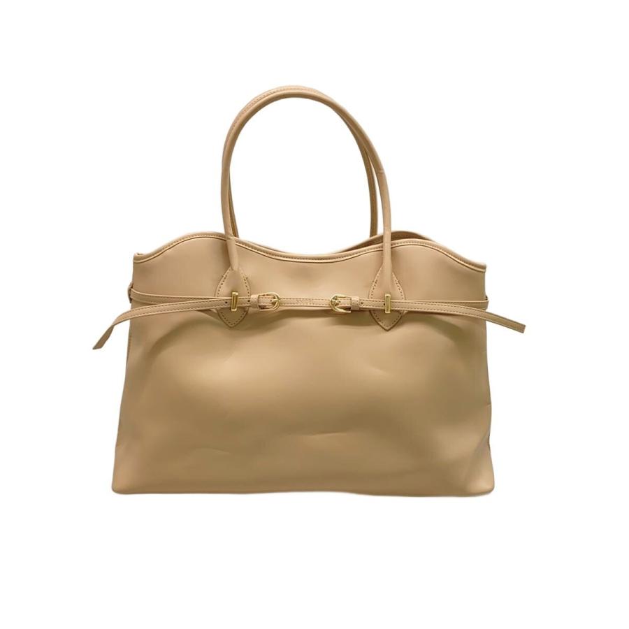 SNIDEL◇ソフトベルトトートバッグ/レザー/BEG/SWGB251613 : セカンド