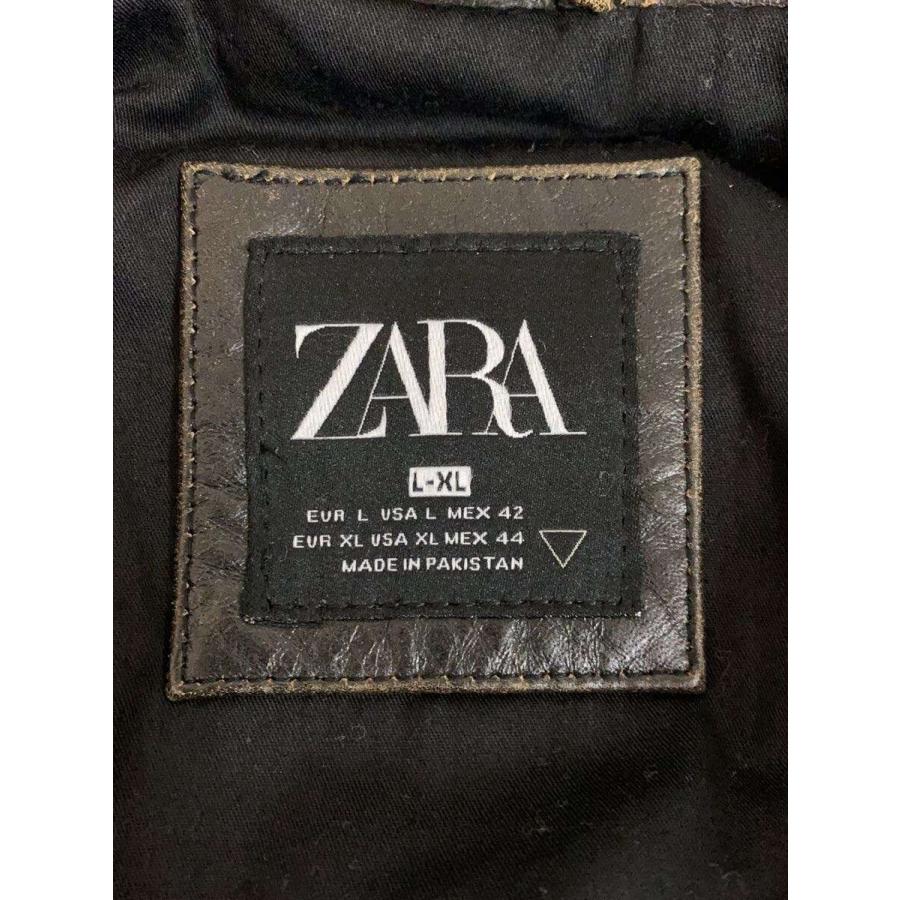 ZARA レザーブルゾン XL ブラック フェイクレザーボンバージャケット - ブラック | ZARA Japan / 日本