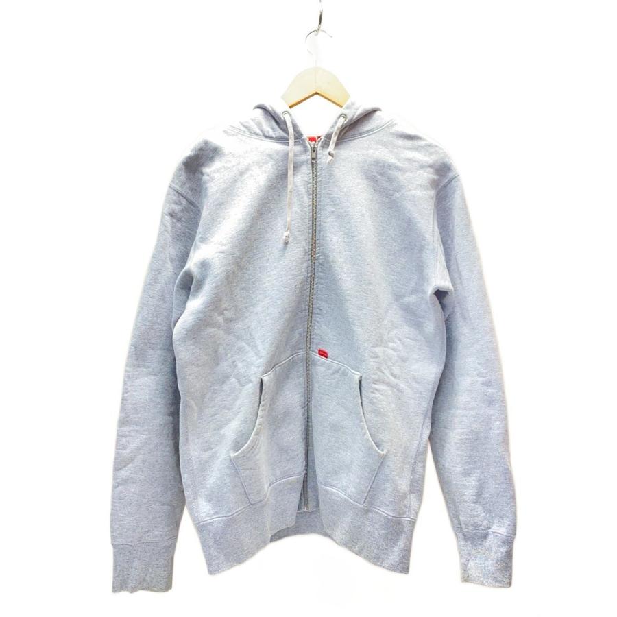 Supreme◇ジップパーカー/M/コットン/GRY : セカンドストリートYahoo