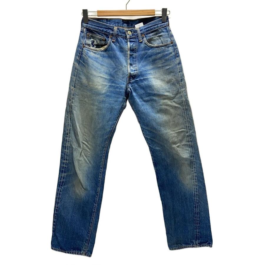 Levi's◇ホ66前期/501/ボタン裏6/不均等V/?トム/--/デニム/IDG