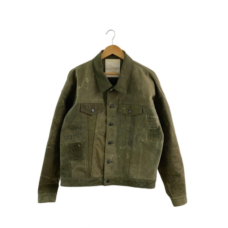 READYMADE◇OVERSIZEWORKJACKET/ミリタリージャケット/--/コットン/KHK 
