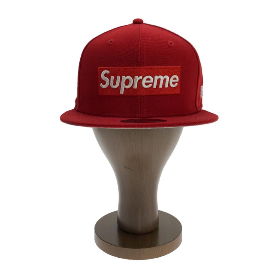 【未使用】Supreme レッド ベースボールキャップ 7 1/2 Supreme◇キャップ/7 1/2/ポリエステル/RED/メンズ// : セカンド