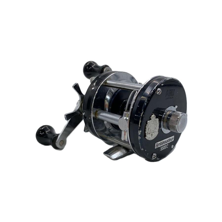 ★アブガルシア　アンバサダー5500C　ビンテージ　リール ブラック Abu Garcia◇リール/アンバサダー 5500C ブラック : セカンド