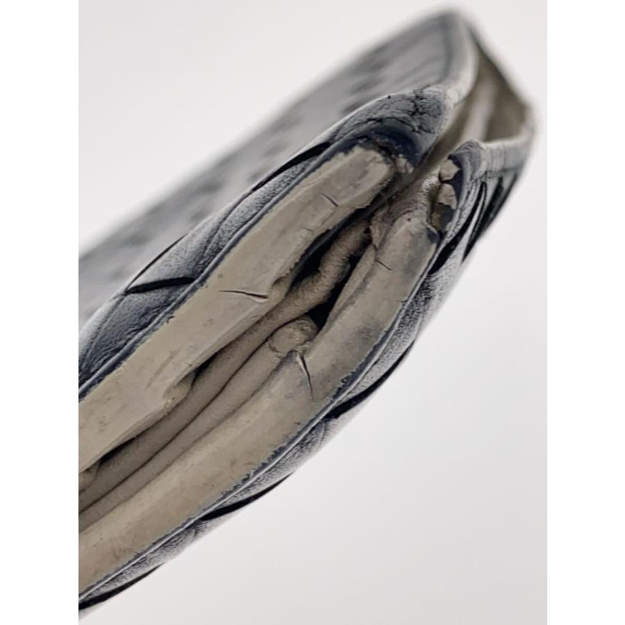 BOTTEGA VENETA◇2つ折り財布/レザー/BLK/メンズ : セカンドストリート