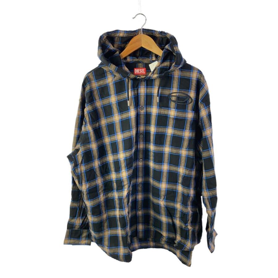 d.i.a 長袖 DIESEL◇長袖シャツ/48/コットン/BLK/A19446/S-DEWNY-HOOD-AJFI