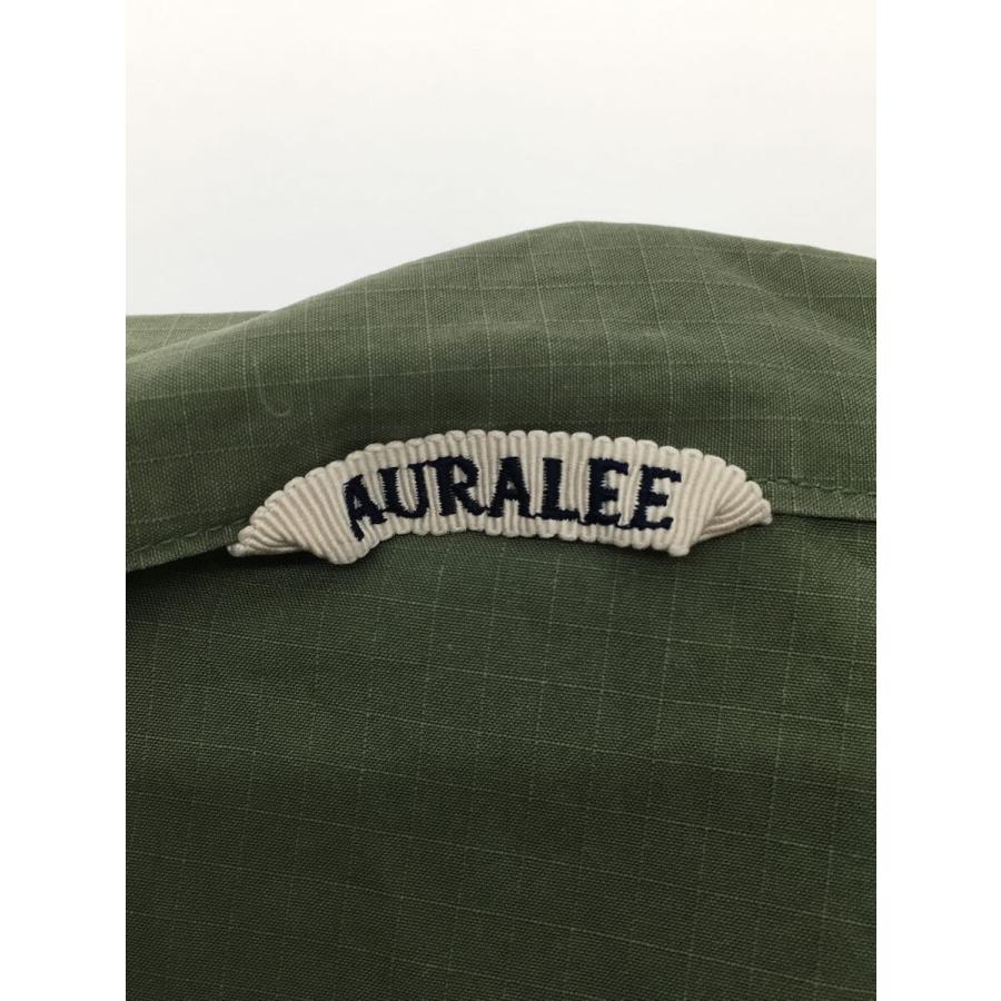 AURALEE◇WASHED FINX RIPS JACKET/0/ポリエステル/KHK/A6SJ03FR FINX 