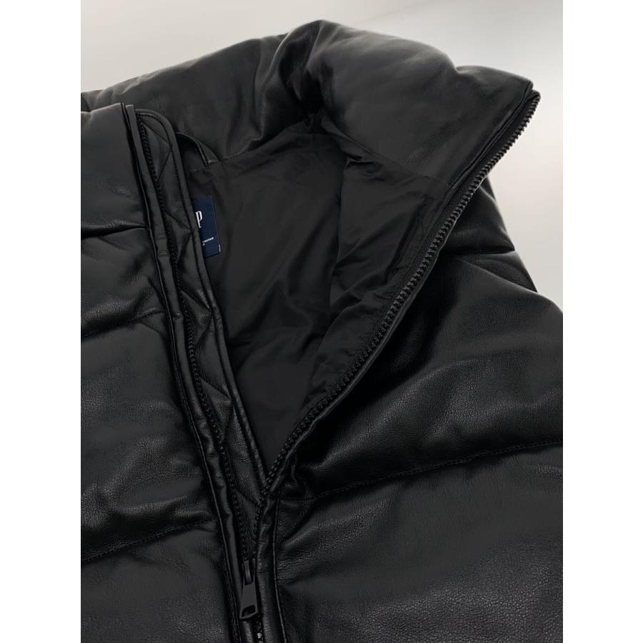 GAP◇ダウンベスト/M/フェイクレザー/BLK : セカンドストリート GAP◇ダウンベスト/M/フェイクレザー/BLK : セカンドストリート