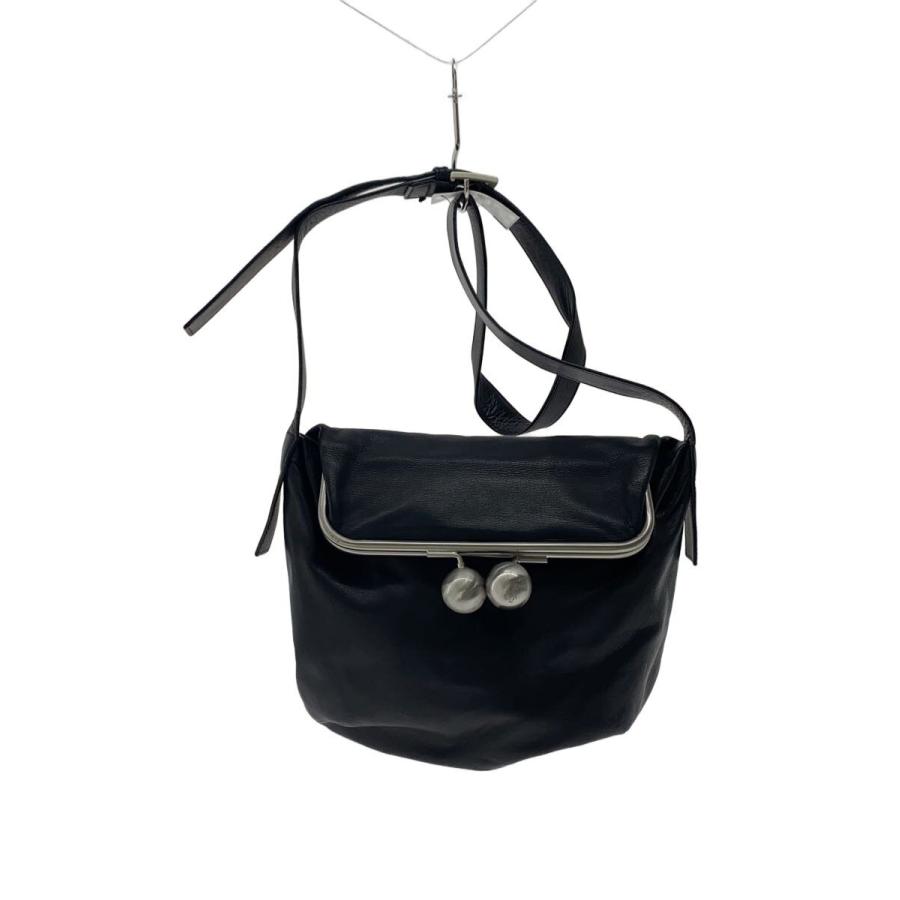 kawa-kawa◇ショルダーバッグ/レザー/ブラック : セカンドストリート