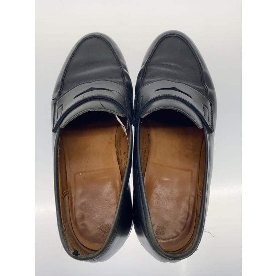 CROCKETT&JONES◇ローファー/--/BLK/ソール減り有り : セカンド 