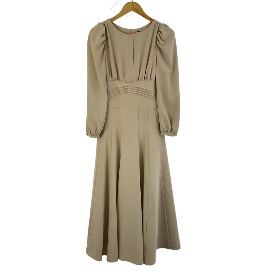 Her lip to◇長袖ワンピース/M/ポリエステル/BEG/1243305103