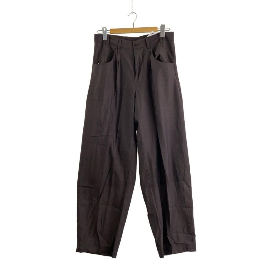 MAATEE&SONS◇スラックスパンツ/XL/ウール/BRW/無地/mtle4103-0201
