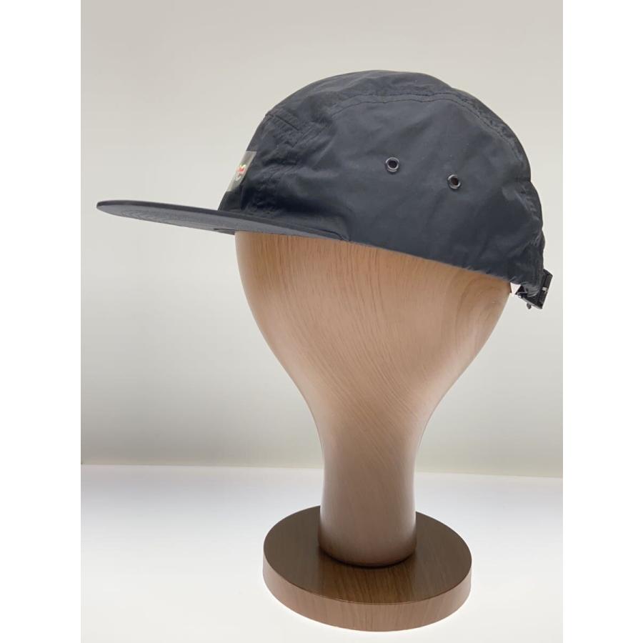 Supreme◇19SS Holographic Logo Camp Cap/ナイロン/BLK/メンズ