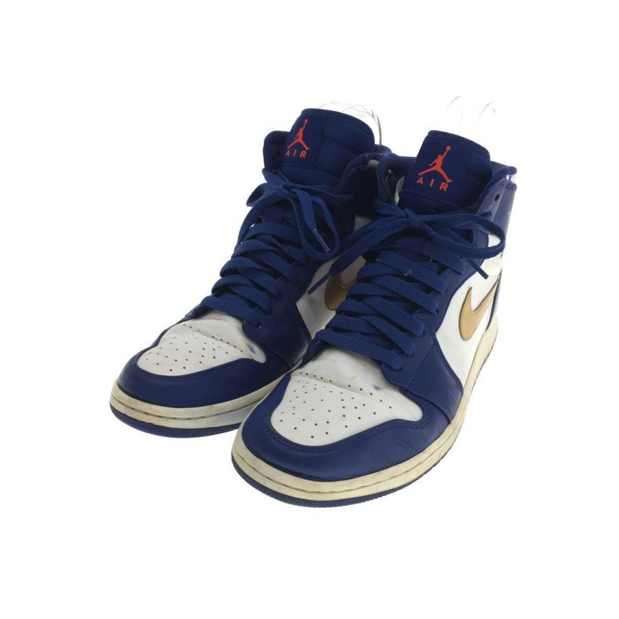 NIKE◆AIR JORDAN 1 RETRO HIGH/エアジョーダンレトロハイ/ブルー/332550-406/26.5c｜ssol-shopping｜02