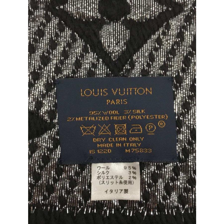 LOUIS VUITTON◆LOUIS VUITTON/エシャルプ ジャイアントモノグラム/マフラー/ウール/BLK/モノグラム/メンズ｜ssol-shopping｜02