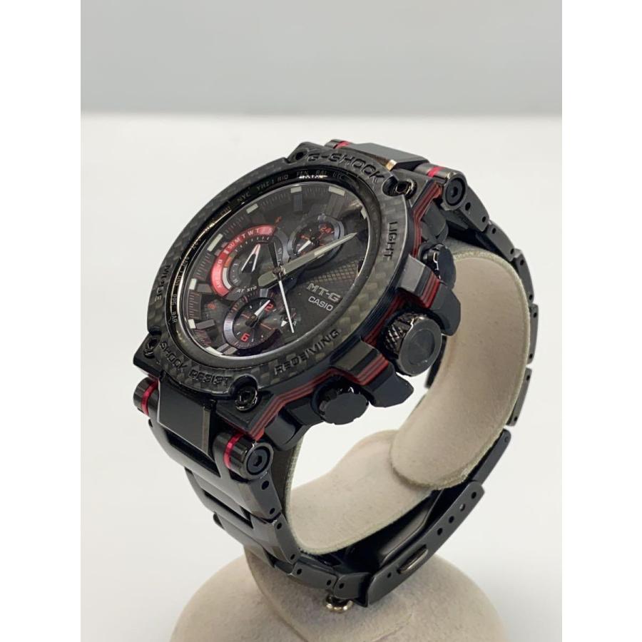 CASIO◇ソーラー腕時計・G-SHOCK/アナログ/チタン/RED/BLK CASIO◇ソーラー腕時計・G-SHOCK/アナログ/チタン/RED/BLK