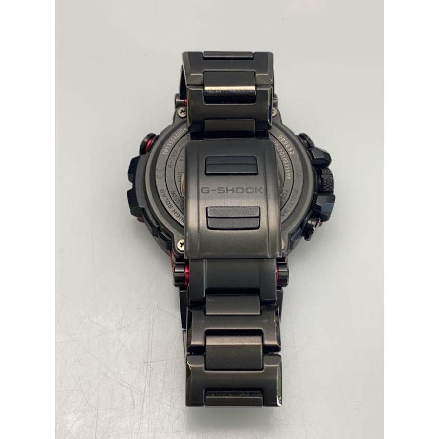 CASIO◇ソーラー腕時計・G-SHOCK/アナログ/チタン/RED/BLK CASIO◇ソーラー腕時計・G-SHOCK/アナログ/チタン/RED/BLK