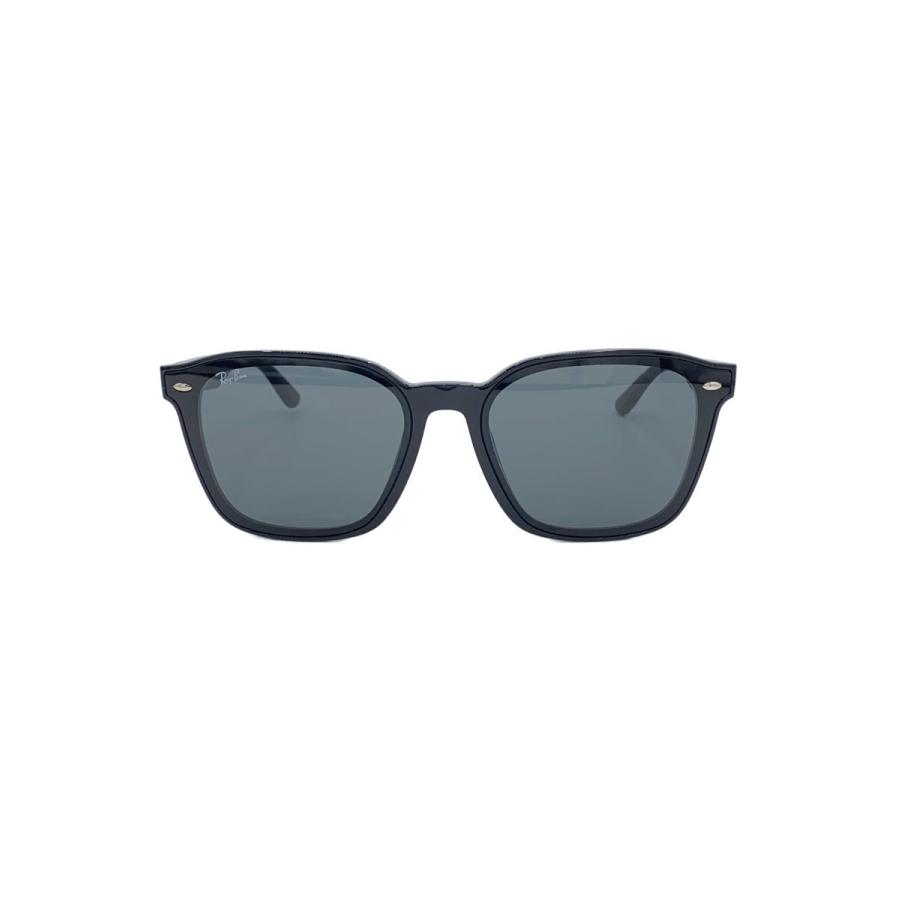 【美品】Ray-Ban RB 4392D サングラス ブラック Ray-Ban◇サングラス/ウェリントン/プラスチック/BLK/BLK/メンズ