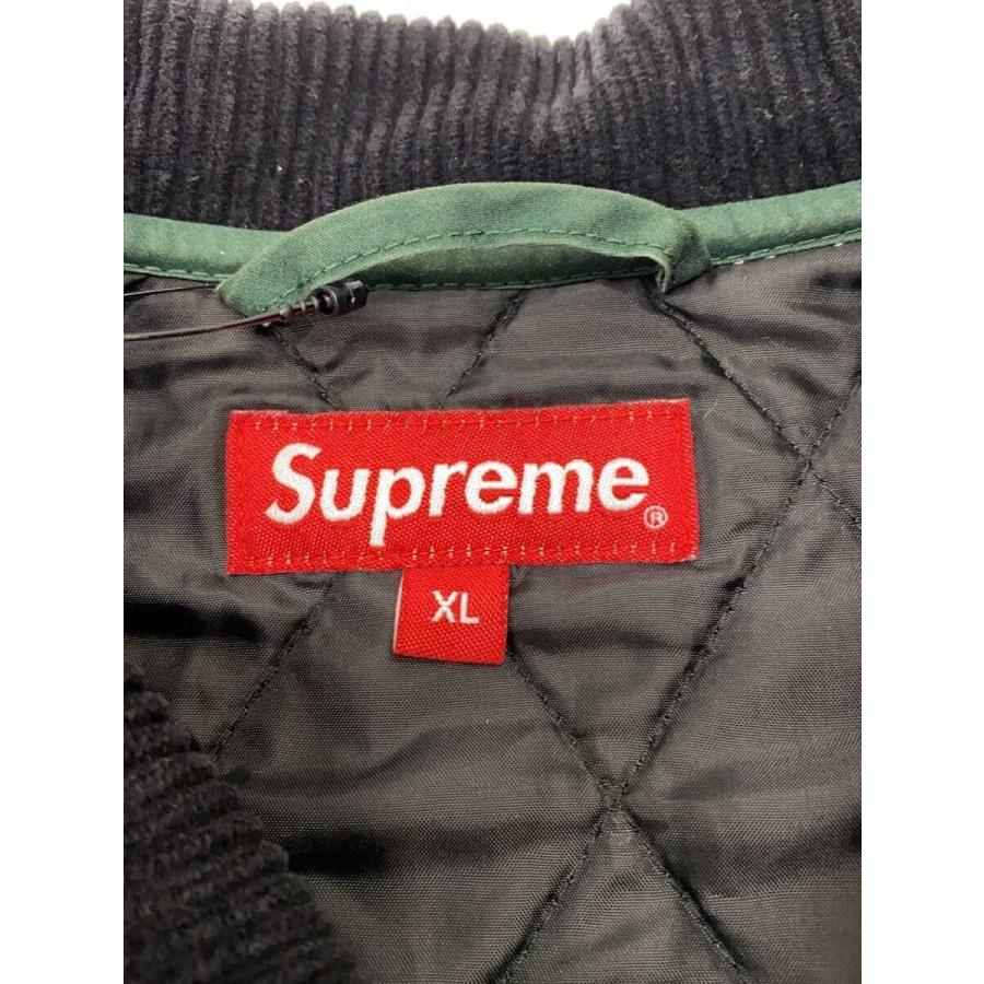 Supreme◇20AW/Chains Quilted Jacket/XL/ポリエステル/グリーン/総柄