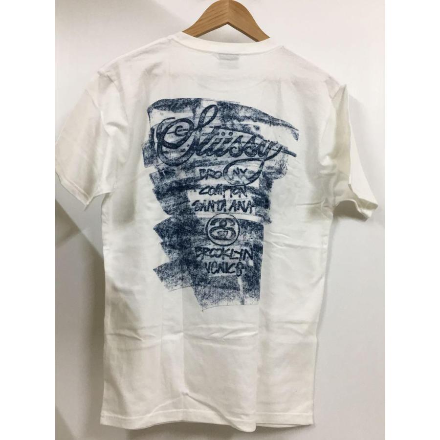 STUSSY◆Tシャツ/S/コットン/WHT｜ssol-shopping｜02