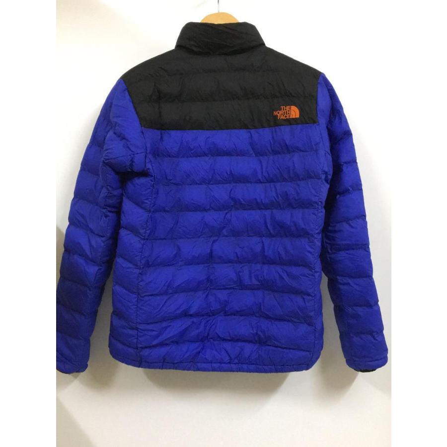 THE NORTH FACE◇ダウンジャケット/S/ナイロン/BLU/無地/NY81801B
