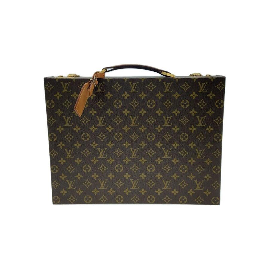 LOUIS VUITTON◇クラッシャー_モノグラム・キャンバス/レザー/ブラウン