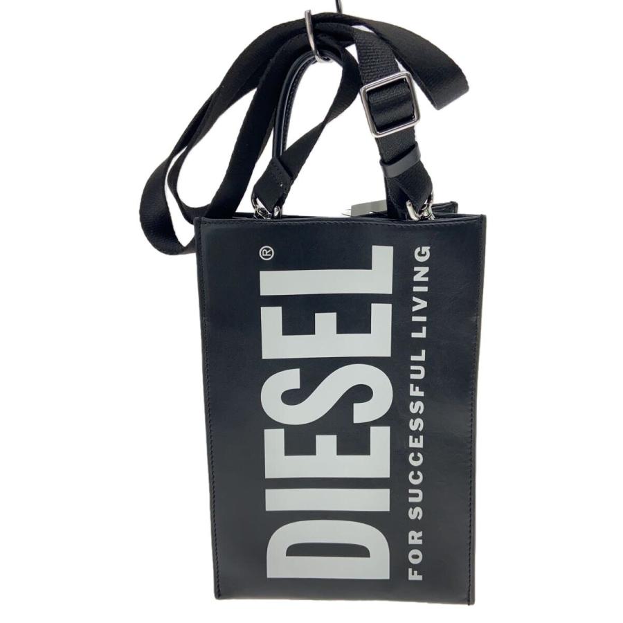 DIESEL◇ショルダーバッグ/レザー/ブラック/X09021/2WAY// : セカンド