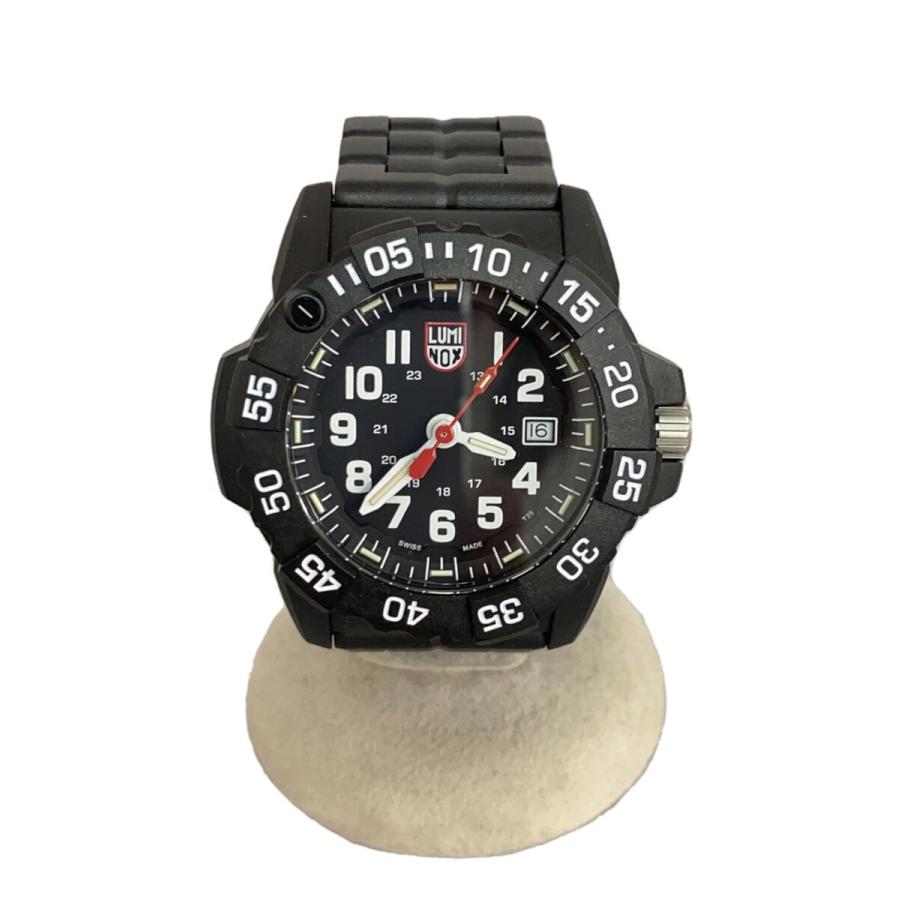 LUMINOX◇クォーツ腕時計/アナログ/チタン/ブラック/3502/NAVY LUMINOX◇クォーツ腕時計/アナログ/チタン/ブラック/3502/NAVY