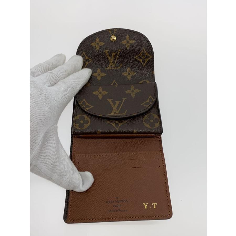 LOUIS VUITTON◇ポルト・フォイユ・エレーヌ_モノグラム・キャンバス_