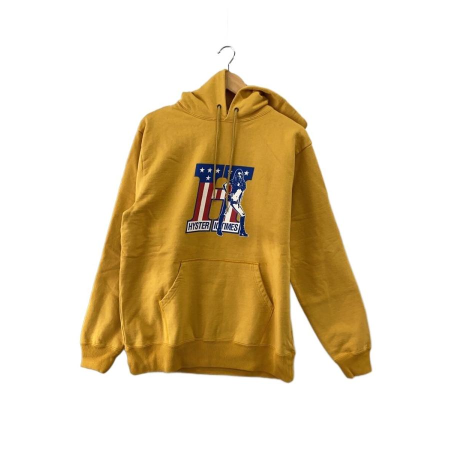 HYSTERIC GLAMOUR◇パーカー/L/コットン/イエロー/02253CF04/H TIMES 