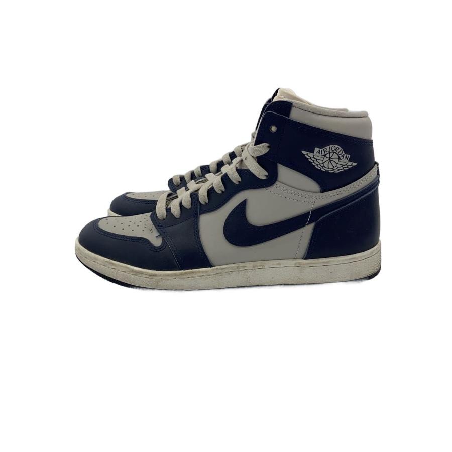 NIKE◇AIR JORDAN 1 HIGH 85_エア ジョーダン ハイ 85/26cm/NVY 