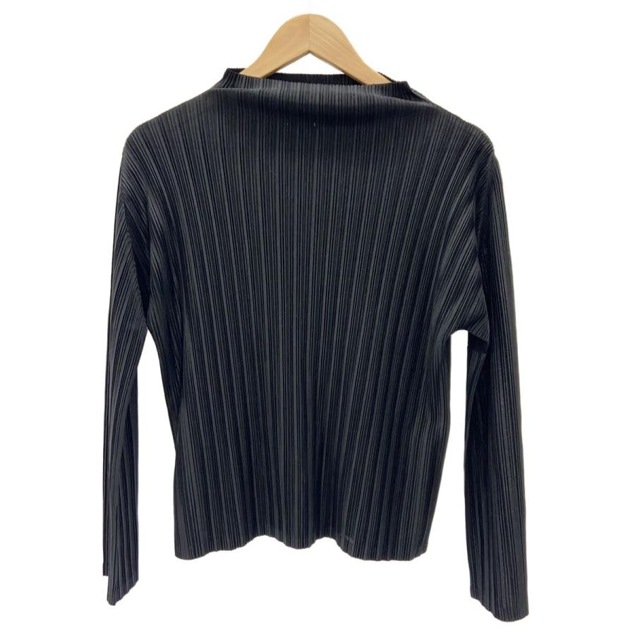 PLEATS PLEASE ISSEY MIYAKE◇プリーツトップス/モックネック/3 