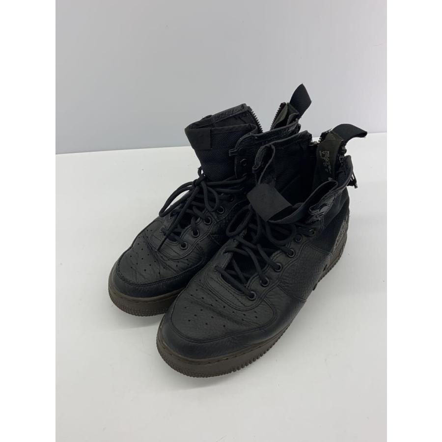 靴 NIKE SF AF1 SE PRM NIKE◇SF AF1 MID/スペシャルフィールドエアフォースミッド/ブラック