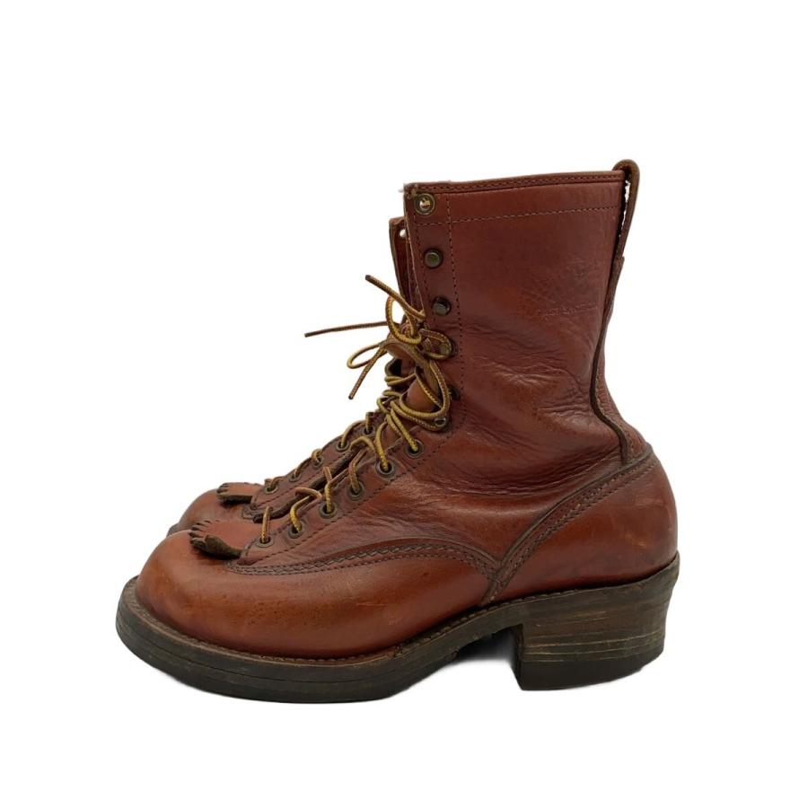 WESCO◇ジョブマスター/96年製/レースアップブーツ/US9 E/BRW/レザー 
