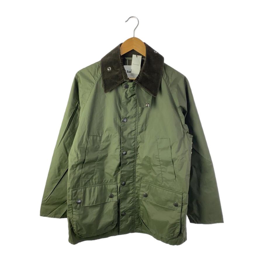 Barbour◇beams plus別注bedale/ジャケット/M/ナイロン/カーキ/無地 